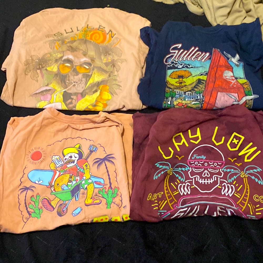 4 Sullen Graphic T-Shirts